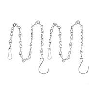 EXKURPOO Chaine de Panier Suspendu Chaînes de Suspension for Pots de Fleurs, paniers, mangeoires à Oiseaux, jardinières, lanternes décoratives(W91B5AC403164-S-50)
