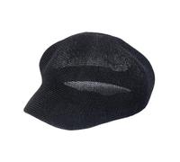 EXKURPOO Chapeau de Paille Béret for Femme, Chapeau de Soleil, Chapeau de Plage, de Voyage, léger et Respirant(Black)