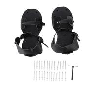 EXKURPOO Chaussures aérateur de Gazon Chaussures à Pointes for aérateur de pelouse de Jardin: revitalisez Votre pelouse avec des Sandales en PU for Un Outil d'aération Efficace