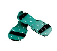 EXKURPOO Chaussures aérateur de Gazon Tondez Votre pelouse sans Effort avec Les Chaussures aératrices de pelouse Yard Grass Cultivator, spécialement conçues for l'environnement.(Green)