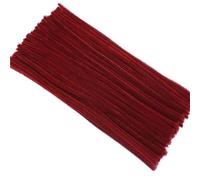 EXKURPOO Fil Chenille Lot de 100/200/300 Cure-Pipes créatifs for Loisirs, tiges Chenille for Fleurs(200pcs)