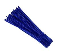 EXKURPOO Fil Chenille Lot de 100/300 Cure-Pipes Bleus dégradés 6 Couleurs, tiges Chenille, for Loisirs créatifs(100pcs Deep Blue)
