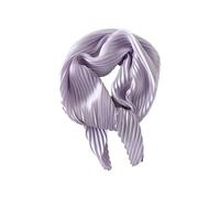 EXKURPOO Foulard en soie petit 1 foulard en soie plissée de 70 cm, petit foulard carré uni, couleur unie for femme, léger et saisonnier(PURPLE)