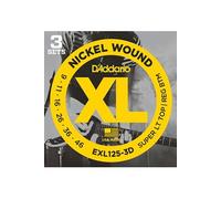 EXL125-3D NICKEL WOUND SUPER LT TOP PACK DE 3