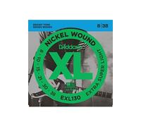 D'Addario Cordes pour guitare électrique EXL130 Nickel Wound Extra-Super Light 8-38