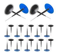 EXLECO 24 Pcs Kit Reparation Pneu Voiture, Champignon en Caoutchouc Rustine Pneu, Tige Enveloppée 6mm x 51mm, Meche Pneu Crevaison Réparation Pneu Voiture sans Chambre à Air, pour Voiture Moto Velo