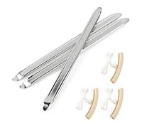 EXLECO 3pcs Demonte Pneu 30cm Outil Levier de Pneu en Acier Au Manganèse Outils de Réparation Décapant de Pneu Outil Pneumatique Levier Manuel pour Moto Auto Trottinette Vélo