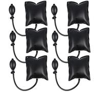 EXLECO 6 Pièces Air Wedge Pump Coussin de Montage, Pump Wedge Air Coussiné, Cale Gonflable, Positionnement Rapide des Portes Fenêtres, pour Installation de Portes et Fenêtres, Réparation de Voitures