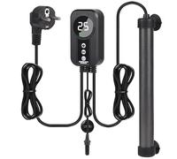 EXLECO Chauffage Aquarium 500W Thermoplongeur pour Aquarium en Titane avec Contrôleur LED à écran et Capteur de Température à Température Réglable Convient Aquariums 200-350L Chauffage Poisson