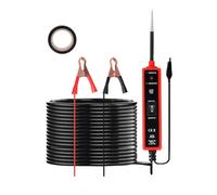 EXLECO Détecteur de Testeur de Circuit Électrique Voiture CC 6V 12V 24V Test Light Auto Lampe Temoin Analyseur de Circuit LED Sonde de Tension Électrique Automobiles Testeur de Système Électrique