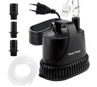 EXLECO Pompe pour Aquarium 2000L/H 30W Pompe Submersible de Pompage 230V mini Pompe à Eau Pompe à Filtre Pompe à Fontaine Exterieur pompe Bassin Très Silencieuse, Pompe Vide Cave avec câble de 2M