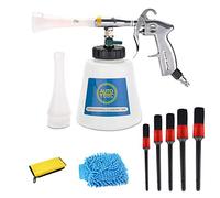 EXLECO Voiture Pistolet de Nettoyage Intérieur Nettoyant Kit de Lavage 6~9,2 Bar Air Comprimé Pistolet de Pulvérisation Entretien Intérieur pour Auto Entretien Voiture avec Brosse Nettoyage Voiture