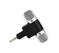 Exliy Mini Microphone Microphone stéréo Micro 3,5 mm plaqué Or Prise Jack pour PC Portable MD Appareil Photo enregistreur de Son