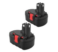 Exmate Lot de 2 batteries PSR18 GSR18 18 V 3,5 Ah pour Bosch, 2607335536, 2607335535, 2607335277, 2607335278, BAT025, BAT026, BAT181, BAT160, BAT189, BAT189 Taille 80 52 318 53518 3860K 1644K