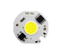 EXMOCIS COB LED Puce de lumière 220V 50W 20W 30W 10W 3W 5W 7W puce rectangulaire pour projecteur Spotlight LED lampe non besoin d'éclairage bricolage-Y27 7W_Blanc froid