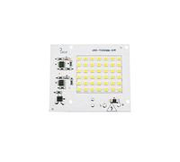 EXMOCIS SMD 2835 LED puce LED 100W 50W 30W 20W 10W Perles de projecteur AC 220V-240V Lampe de projecteur LED DIY pour les projecteurs d'éclairage extérieur-220V_20W_Blanc froid