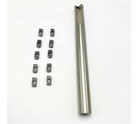 EXN03R porte-outil de fraisage à haute alimentation LNMU0303 d'insertion Double face rapide 17 16 18 20 21 22 25 26 Plaquettes de Carbure CNC(AH725,EXN03RC19-20-160L-3T)