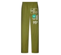 EXNER Pantalon médical à enfiler pour homme et femme, unisexe, en médecine, soins infirmiers, soins aux personnes âgées, spa, Wellnes, blanc, gris, bleu, vert, rouge, rose, violet, orange, beige,