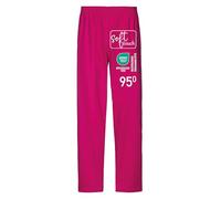 EXNER Pantalon médical à enfiler pour homme et femme, unisexe, en médecine, soins infirmiers, soins aux personnes âgées, spa, Wellnes, blanc, gris, bleu, vert, rouge, rose, violet, orange, beige,