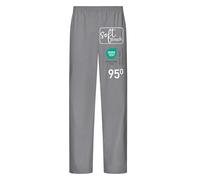 EXNER Pantalon médical à enfiler pour homme et femme, unisexe, en médecine, soins infirmiers, soins aux personnes âgées, spa, Wellnes, blanc, gris, bleu, vert, rouge, rose, violet, orange, beige,