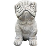 Exner | Statue de chien Bouledogue - 19 cm - Résistant aux intempéries - Décoratif pour le jardin et l'intérieur - Charmante décoration