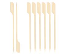 EXNIMA, Lot 50 ou 100 Pièces, Brochettes en Bambou pour Barbecue, Piques, Brochettes Fingerfood en Bambou, Bâtons pour Grillade, Fêtes, Cocktail, Fruit, pour L'artisanat, Tailles 12,15,20 ou 25cm.
