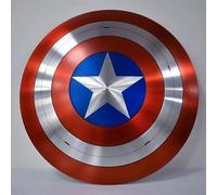 EXNOT Bouclier Captain America - Le Faucon et le Soldat de l'hiver - Réplique en métal de l'armure médiévale d'Halloween Cosplay Bouclier de combat Larp