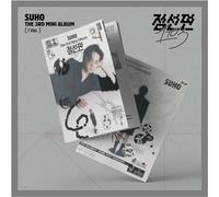 EXO Suho 점선면 1 to 3 Dot Line Surface 3rd Album ! Exclamation Mark Version CD+1p Folded Poster on Pack+80p PhotoBook+1ea Foldable Dice+1p Postcard+1p PhotoCard+Tracking Sealed