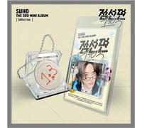 EXO Suho 점선면 1 to 3 Dot Line Surface 3rd Album SMini Version Case+Ball Chain+1ea Music NFC+1p PhotoCard+Tracking Sealed