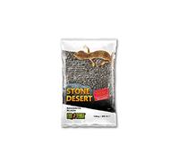 Exo Terra Bahariya Black Stone Desert Substrat naturel pour le désert, le désert, le désert, la formation de roches, tunnels et grottes 10 kg
