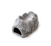 Exo Terra Cachette en céramique pour Reptiles Gris Taille S 143 g