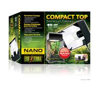 Exoterra galerie compacte top 20 cm 1 douille pour reptiles et amphibiens