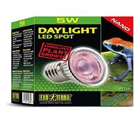 Exo Terra Daylight NANO Spot LED lumière du jour Reptile Dome Nano 5 W Culot E27 Argenté