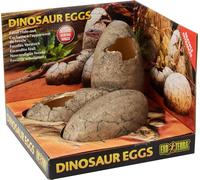 Exo Terra Dinosaur Eggs, œufs de dinosaure, différentes cachettes pour les habitants du terrarium, grand