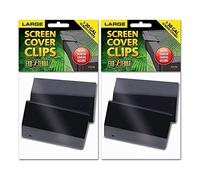 Exo Terra Lot de 2 clips de protection d'écran pour terrarium, grand format pour aquariums et réservoirs en verre