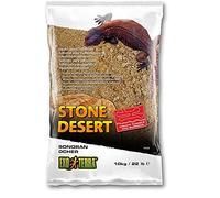 Exo Terra PT3139 Substrat Paysage Sonoran Ocher Stone Desert Sol désert pour Terrarium malléable Jaune 10 kg