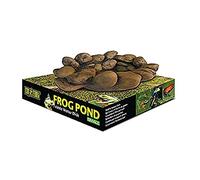 Exo Terra Récipient à Eau en Forme de Grenouille Naturel Aspect Galet de Roche Taille S