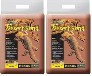 Exo Terra Sable pour Reptiles Desert Rouge 4,5 kg (Lot de 2)