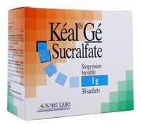 Exod Keal Gé Sucralfate Suspension Buvable 30 Sachets 1g