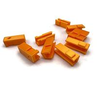 eXODA 10x support pour Wago 1er type 221-411 adaptateur de fixation enfichable et combinable avec différents supports pour un montage sécurisé