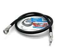 eXODA Câble Batterie 50mm² 100cm M8 Noir 4032W 336A | Câble batterie 50mm², 100cm, cosses M8, noir, 4032W, 336A, fabriqué en Allemagne, cuivre 99%, PVC H07VK