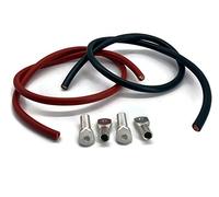 eXODA câble de batterie 1m 50mm2 4x cosse rouge noir haute performance flexibilité durable polyvalent pour de nombreuses applications