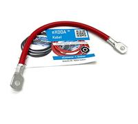 Exoda câble de batterie 35 mm² 20 cm M8 rouge flexible 99 pour cent cuivre voiture bateau moto transmission d'énergie efficace qualité matérielle élevée