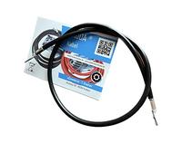 Exoda kit de câbles de batterie 16 mm² 75cm avec cosses M8 noir flexible et de qualité pour voiture bateau moto et véhicule jusquà 1720 Watt 143A à 12V