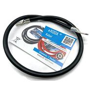 eXODA kit de câbles de batterie 35 mm² 75cm avec cosses M10 noir flexible adapté pour voiture moto etc en 99 pour cent cuivre haute qualité matérielle et finition