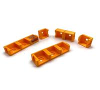 Exoda support compatible avec Wago 221-613 jusqu'à 6mm2 | Emboîtable, combinable, en cascade, compatible avec Wago 221-613, 10 supports, manipulation simple