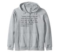 Exode 20:12 Honorez Votre père et Votre mère, Que Votre Sweat à Capuche