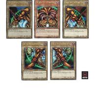 Exodia, les interdits - Kit complet - Quarter Century Secret Rare - Allemand - Édition limitée - 25th Anniversary Tin - Avec protection d'expédition MZTCG Yugioh