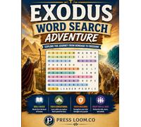 Exodus Word Search Adventure: Large Print | 100 Bible Word Search Puzzles Featuring Moses, the Ten Commandments, the Exodus Journey & God's ... Activity Book for Teens, Adults & Seniors