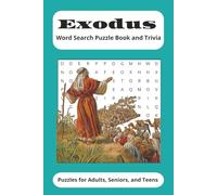 Exodus Word Search Puzzle Book with Trivia Questions: Word Search with Easy to Read Print about Exodus with a Bonus Trivia at the End and More. | 6x9 ... of trivia... Gift for Holidays and Free Times